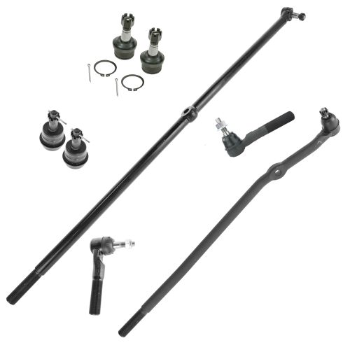 00-01 Dodge Ram 1500 4WD Front Steering & Suspension Kit (8 Piece)