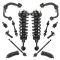 04-08 Ford F150 New Body; 06-08 Mark LT w/4WD Front Steering & Suspention Kit (14 Piece Set)