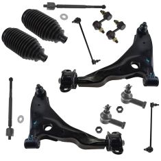 02-05 Sebring Cpe, Dodge Stratus Cpe; 01-05 Eclipse; 01-03 Galant Steering & Suspension Kit (12pc)