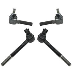 84-95 Toyota Pickup Truck 2WD Inner & Outer Tie Rod End Set of 4