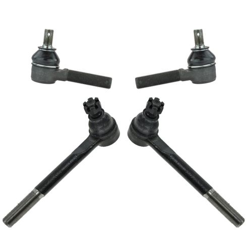 84-95 Toyota Pickup Truck 2WD Inner & Outer Tie Rod End Set of 4