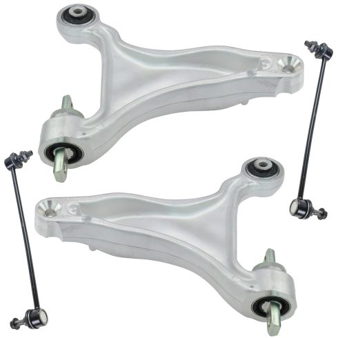 01-02 Volvo V70 X/C; 03-07 XC70 Front Lower Control Arm & Sway Bar Link Kit (Set of 4)