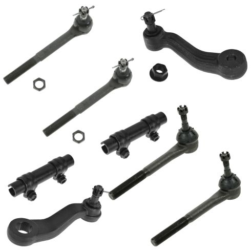 93-00 Chevy GMC Pickup SUV Van 2WD Steering & Suspension Kit (8 Piece)