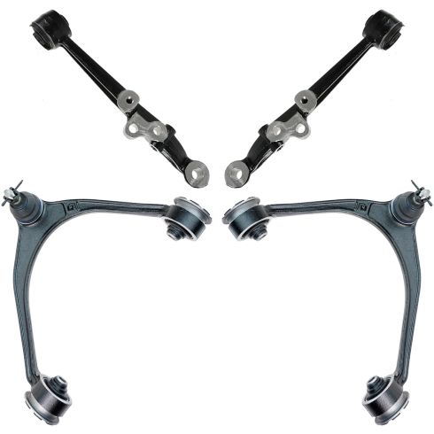 98-05 Lexus GS300; 98-00 GS400; 01-05 GS430; 02-10 SC430 Frnt Upr & Lwr Cntrl Arm Set of 4