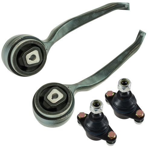 06-14 BMW 3-Series xi Front Lower Rearward Control Arm & Ball Joint Kit (Set of 4)