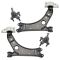 06-13 Audi A3; 05-14 VW Vin K w/o Auto Height Adj Front Lwr Cntrl Arm w/ Ball Joint Kit (Set of 4)