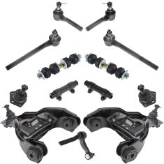 94-05 Chevy, GMC, Olds, Isuzu Mid Size Truck SUV 4WD Steering & Suspension Kit (13 Piece)