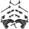 94-05 Chevy, GMC, Olds, Isuzu Mid Size Truck SUV 4WD Steering & Suspension Kit (13 Piece)