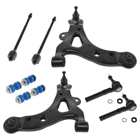 02-07 Rendezvous; 01-05 Aztek; 05-06 Montana Front Steering & Suspension Kit (8 Piece)