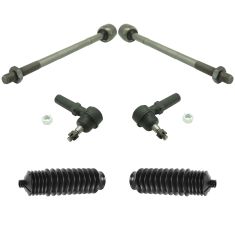 97-04 Corvette Inner & Outer Tie Rod End w/ Rack Boot Kit (6 Piece)