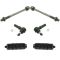 97-04 Corvette Inner & Outer Tie Rod End w/ Rack Boot Kit (6 Piece)