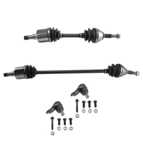 05-10 Cobalt; 07-10 G5; 03-07 Ion w/2.2L, 2.4L & MT Frt CV Axle Shaft w/Lwr Balljoint Kit (Set of 4)