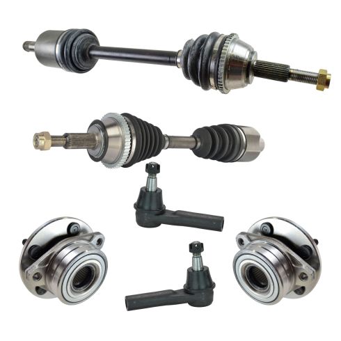 96-07 Ford Taurus; 96-05 Mercury Sable Front Steering & Suspension Kit (6 Piece)