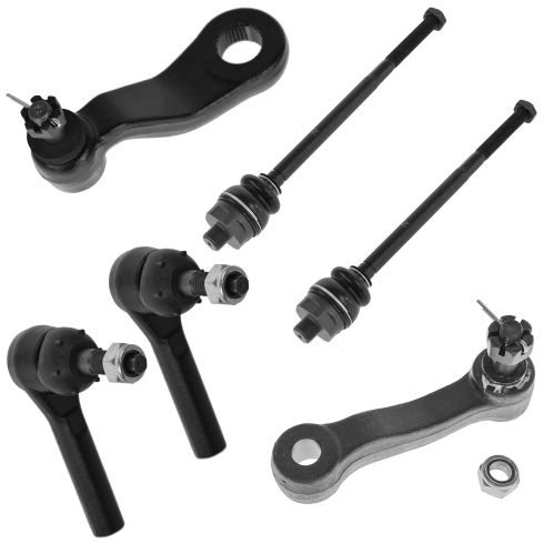 99-09 GM Full Size PU SUV Pitman Idler Tie Rod End Steering Kit (6pc)