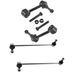 06-14 Audi; 05-14 VW Multifit Front & Rear Sway Bar End Link Set of 4