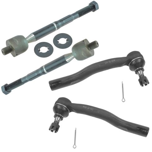 01-03 Toyota Highlander Inner & Outer Tie Rod End Set of 4