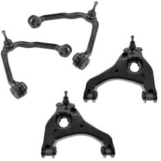 99-07 Silverado, Sierra 1500 2WD Front Upper & Lower Control Arm w/ Ball Joint (4 Piece)