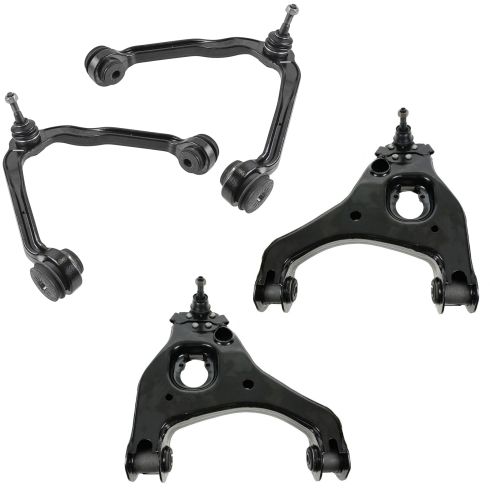 99-07 Silverado, Sierra 1500 2WD Front Upper & Lower Control Arm w/ Ball Joint (4 Piece)
