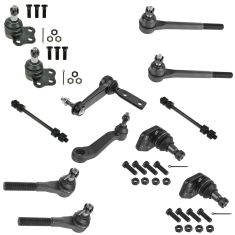 00-02 Dodge Ram 2500 3500 2WD Front Steering & Suspension Kit (12 Piece)