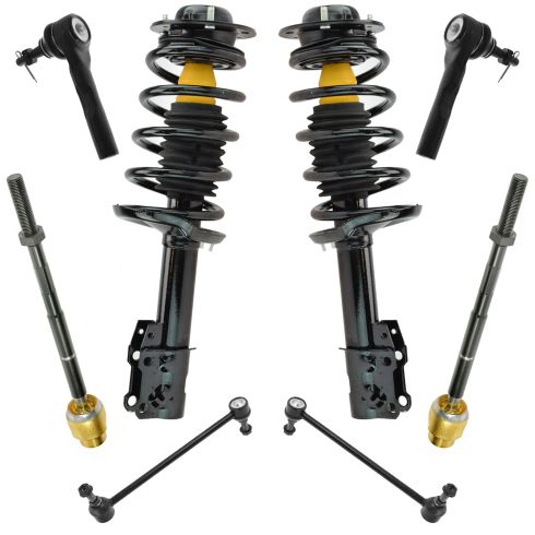 04-12 Malibu; 05-10 G6; 07-09 Aura Front Steering & Suspension Kit (8 Piece)