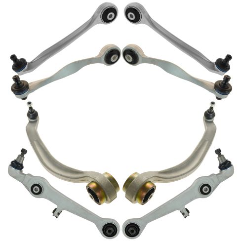 97-02 Audi; 98-03 VW Multifit Front Upper & Lower Control Arm Set of 8