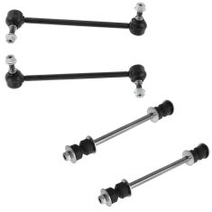 96-07 Taurus; 96-05 Sable Sedan Front & Rear Sway Bar End Link Kit (4 Piece)