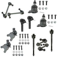 04-05 Colorado Canyon 4WD 2WD (w/ Torsion Bar) Front Rear Steering & Suspension Kit (12 Piece)