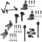 04-05 Colorado Canyon 4WD 2WD (w/ Torsion Bar) Front Rear Steering & Suspension Kit (12 Piece)