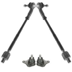 98-10 VW Beetle; 99-06 Golf; 99-05 Jetta Front Ball Joint & Tie Rod Kit (Set of 4)