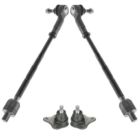 98-10 VW Beetle; 99-06 Golf; 99-05 Jetta Front Ball Joint & Tie Rod Kit (Set of 4)