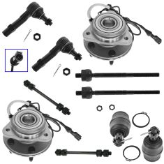 98-01 Ford Explorer; Mountaineer 10 Piece Steering & Suspension Kit