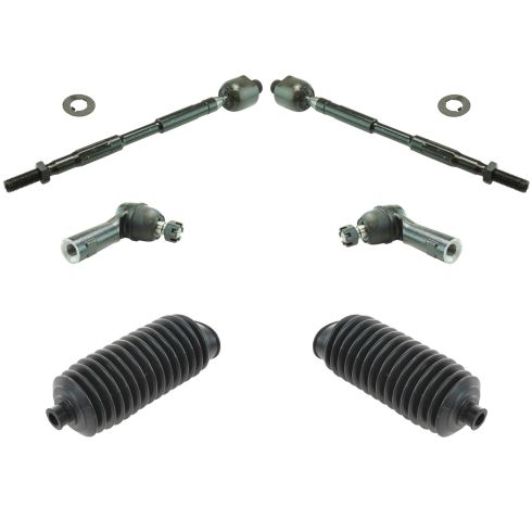 06-14 Honda Ridgeline Front Tie Rod End & Bellow Kit (Set of 6)
