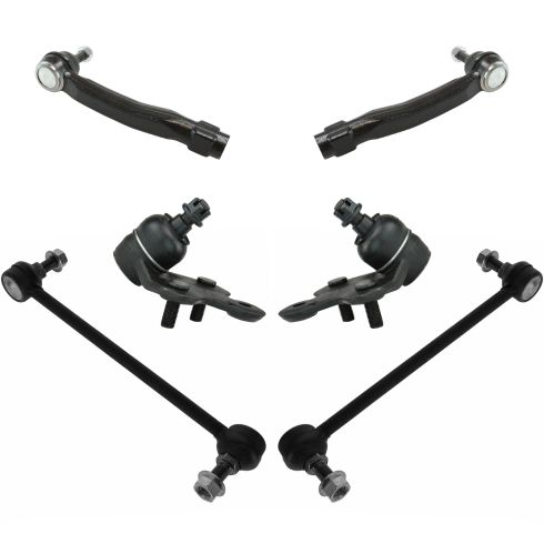 10-15 RX350; RX450h; 08-16 Highlander; 09-15 Venza Front Steering & Suspension Kit (6 Piece)