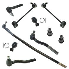 07-13 Jeep Wrangler 10 Piece Front & Rear Steering & Suspension Kit