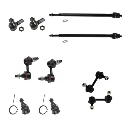 01-05 Honda Civic Front & Rear 10 Piece Steering Suspension Kit