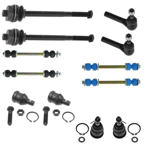 99-11 GM Full Size Truck SUV Steering & Suspension Kit (10 Piece Set)