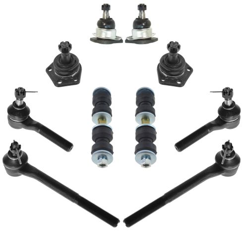 98-04 Chevy S10; GMC Sonoma; 98-00 Isuzu Hombe; 98-01 Bravada Steering & Suspension Kit (10pc)