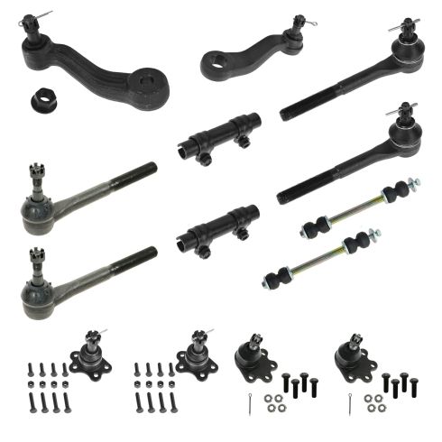 93-94 Blazer; 93-95 K1500, K2500; 93-99 Suburban Steering & Suspension Kit (Set of 14)