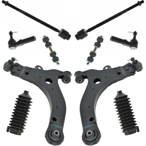 05-08 LaCrosse; 00-13 Impala; 00-07 Monte; 97-08 Grand Prix Steering & Suspension Kit (10pc)