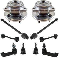 02-04 Jeep Liberty w/o ABS Steering & Suspension Kit (10pc)