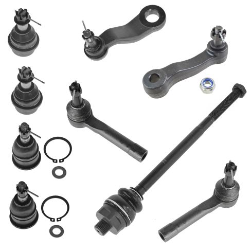 99-00 Chevy Silverado 2500; GMC Sierra 2500; 03-07 Hummer H2 Steering & Suspension Kit (10pcs)