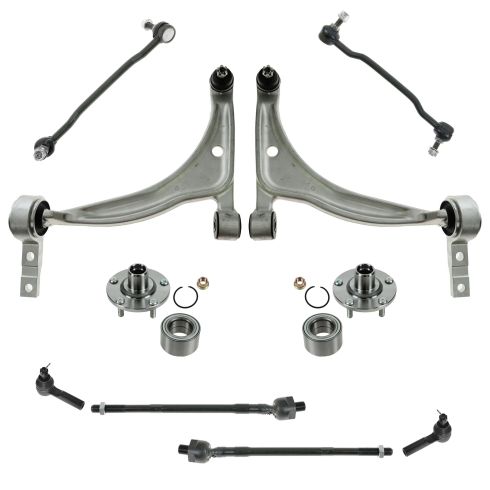 02-06 Nissan Altima 3.5L; 04-08 maxima Front Steering & Suspension Kit (10pcs)