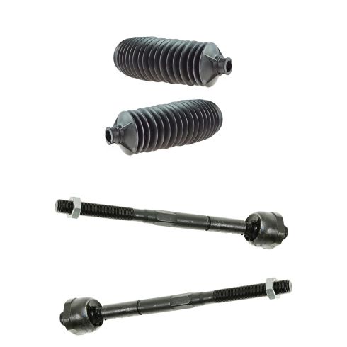 04-05 Chevy Colorado; Canyon 4WD, 2WD (w/ Torsion Bar) Inner Tie Rod & Bellow Kit (4pc)