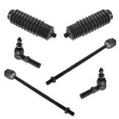 1997-05 Lesabre Park Ave Deville Aurora Bonneville Inner & Outer Tie Rod w/ Boot Kit (6pc)