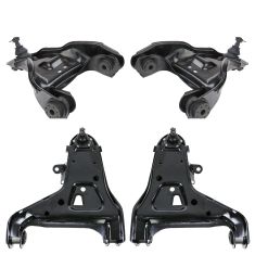 84-00 GM Mid Size PU & SUV 4WD Front Upper & Lower Control Arm Kit (4pc)