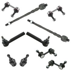 03-08 Subaru Forester; 05-06 Impreza WRX STi Front Steering & Suspension Kit (10pc)