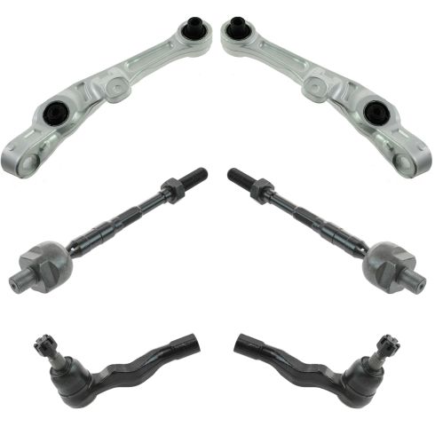 05-06 Infiniti G35 RWD; 07 G35 Coupe RWD; 05-09 Nissan 350 Steering & Sspension Kit (6pcs)