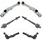 05-06 Infiniti G35 RWD; 07 G35 Coupe RWD; 05-09 Nissan 350 Steering & Sspension Kit (6pcs)