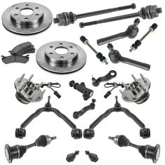 99-07 Cadillac, Chevy, GMC Pickup/SUV Multifit Steering Suspension & Brake Kit (20pcs)