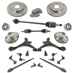01-05 Honda Civic ex SI Steering Suspension & Brake Kit (21pcs)